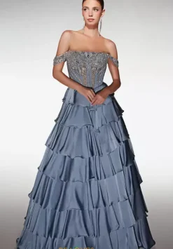 Long Dresses|Plus Sized Dresses^Alyce Paris 62035 French Blue