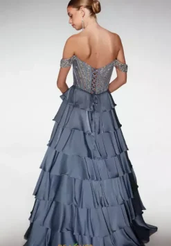 Long Dresses|Plus Sized Dresses^Alyce Paris 62035 French Blue