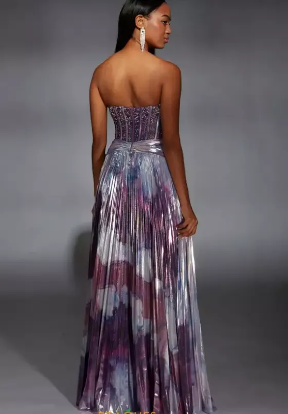 Plus Sized Dresses|Plus Size^Alyce Paris 61781 Purple/Multi