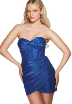 Short Homecoming Dresses|Short Dresses^Alyce Paris 4921 Royal