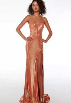 Fitted|Long Dresses^Alyce Paris 61499 Copper