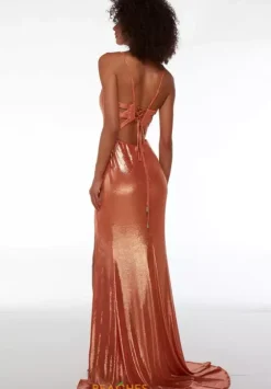 Fitted|Long Dresses^Alyce Paris 61499 Copper