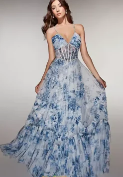 A Line|Plus Size^Alyce Paris 62028