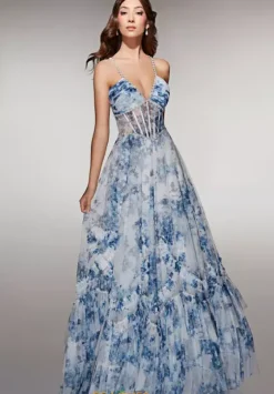 A Line|Plus Size^Alyce Paris 62028