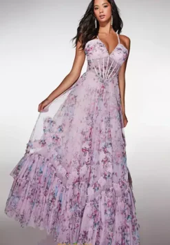 A Line|Plus Size^Alyce Paris 62028