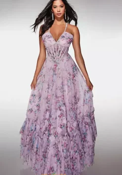 A Line|Plus Size^Alyce Paris 62028