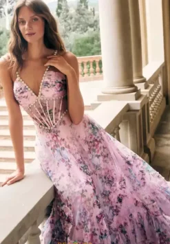 A Line|Plus Size^Alyce Paris 62028