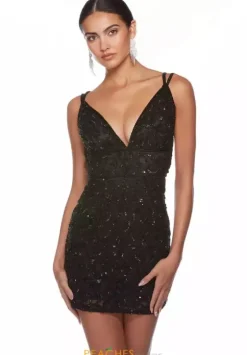 Short Homecoming Dresses|Short Dresses^Alyce Paris 84013 Black