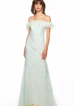 Fitted|Plus Size^Alyce Paris 61406 Mint