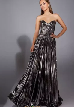 Plus Sized Dresses|Plus Size^Alyce Paris 61779 Gunmetal