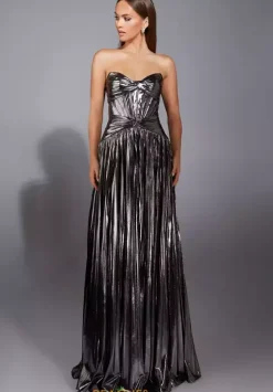 Plus Sized Dresses|Plus Size^Alyce Paris 61779 Gunmetal