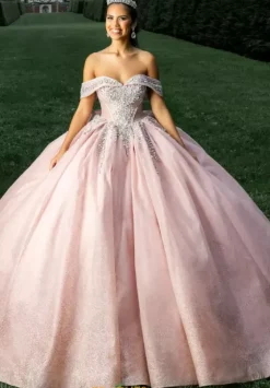 Plus Sized Quince Dresses|Sweet Sixteen^Amabella Q1040 Rose Gold