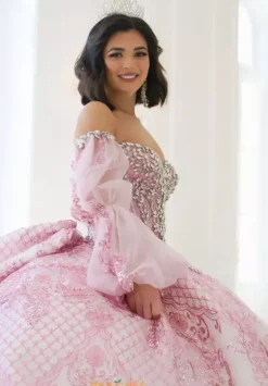 Sweet Sixteen|Quince Dresses With Sleeves^Amabella Q1059