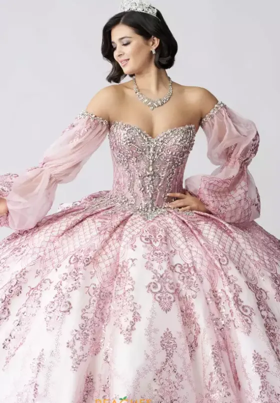 Sweet Sixteen|Quince Dresses With Sleeves^Amabella Q1059