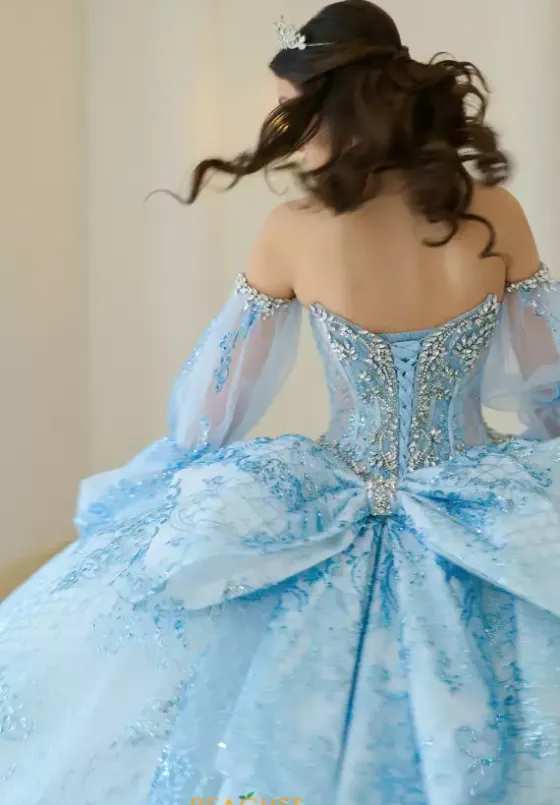 Sweet Sixteen|Quince Dresses With Sleeves^Amabella Q1059