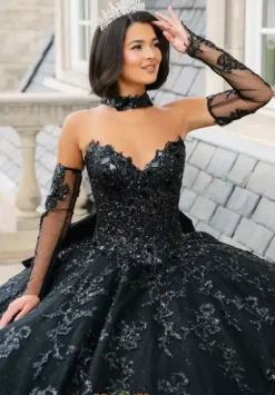 Sweet Sixteen|Quince Dresses With Sleeves^Amabella Q1093