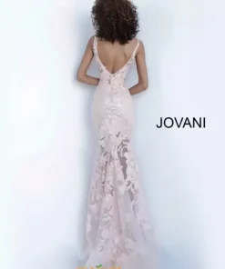 Winter Formal|Wedding Guest^Jovani Applique Long Fitted Dress 60283