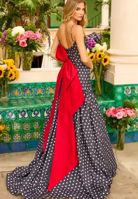 A Line|Plus Size^Ava Presley 42368 Black/White