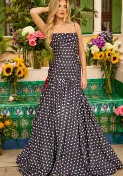 A Line|Plus Size^Ava Presley 42368 Black/White