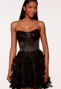 Bat Mitzvah|8Th Grade Dance^Alyce Back Zipper Lace One Piece Dress 3173 Black