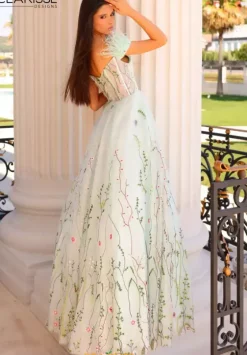 Long Dresses|Plus Sized Dresses^Clarisse 810895 Seafoam