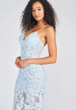 Fitted|Pageant^Colette CL12254 Light Blue