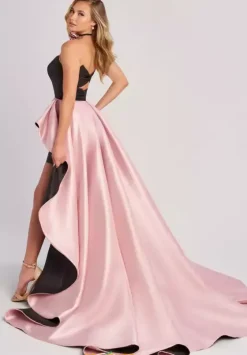 Quince Guest Dresses|Plus Size^Colette CL8695 Black/White