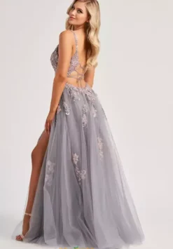 Sweet Sixteen|Long Dresses^Colette CL8130 Platinum/Blush