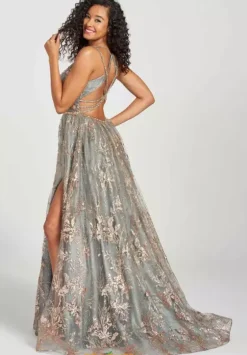 Ball Gowns|A Line^Colette CL12218 Gold/Pewter