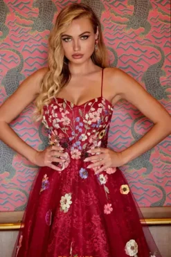 Long Dresses|Sweet Sixteen^Colette CL2086 Berry/Multi