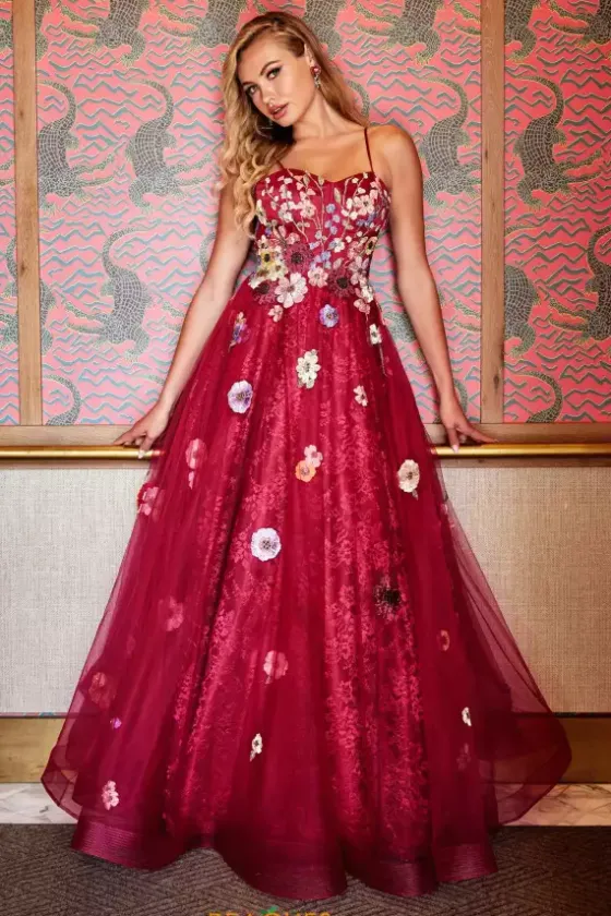 Long Dresses|Sweet Sixteen^Colette CL2086 Berry/Multi