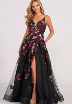 Long Dresses|Winter Formal^Colette CL2069 Black/Multi