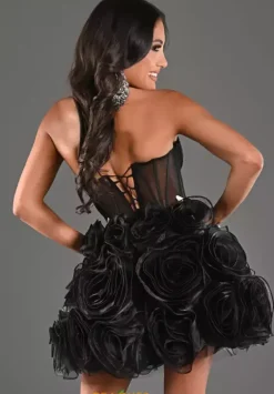 Wedding Guest|Sweet Sixteen^Jasz Couture Corset A Line Dress 1708 Black