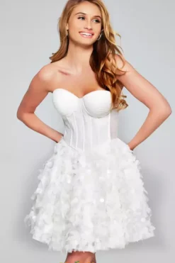 Bat Mitzvah|8Th Grade Dance^Jovani Corset Strapless Short Dress 38248