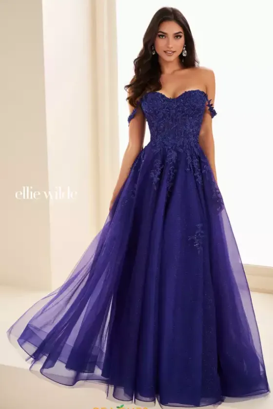 Long Dresses|Plus Sized Dresses^Ellie Wilde EW36083