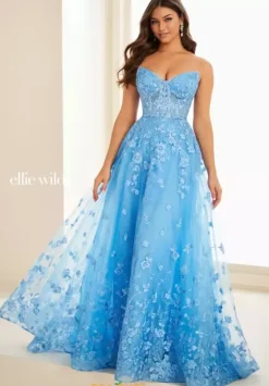 Ball Gowns|A Line^Ellie Wilde EW37225