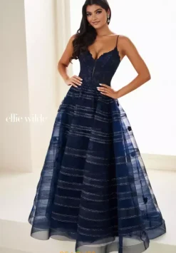 Plus Sized Dresses|Long Dresses^Ellie Wilde EW37097