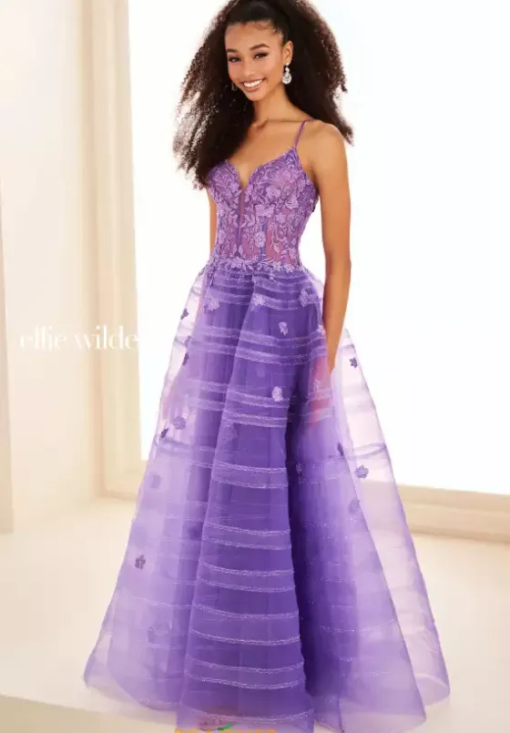 Plus Sized Dresses|Long Dresses^Ellie Wilde EW37097