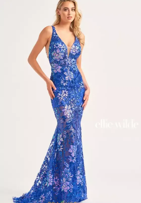 Fitted|Plus Size^Ellie Wilde EW34040