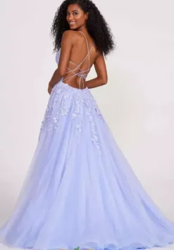 Long Dresses|Military Ball^Ellie Wilde EW34053 Periwinkle