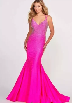 Fitted|Long Dresses^Ellie Wilde EW122001