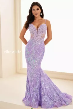 Plus Sized Dresses|Long Dresses^Ellie Wilde EW36003