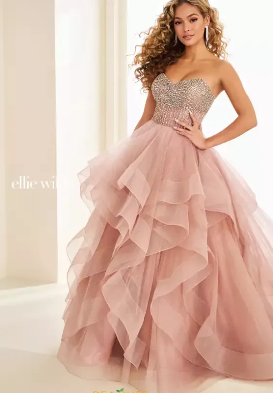 Long Dresses|Plus Sized Dresses^Ellie Wilde EW37221