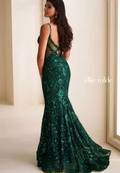 Fitted|Long Dresses^Ellie Wilde EW37204