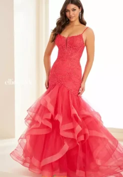 Long Dresses|Plus Sized Dresses^Ellie Wilde EW37207