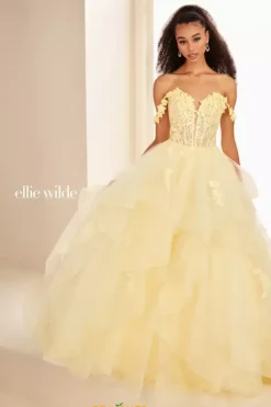 Long Dresses|Plus Sized Dresses^Ellie Wilde EW35084