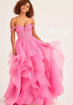 Long Dresses|Plus Sized Dresses^Ellie Wilde EW35084