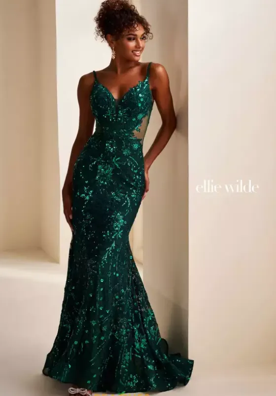 Long Dresses|Plus Sized Dresses^Ellie Wilde EW37227