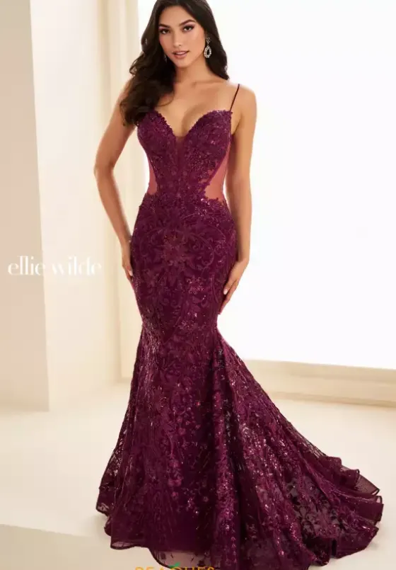 Long Dresses|Plus Sized Dresses^Ellie Wilde EW37227