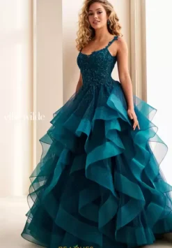 Long Dresses|Plus Sized Dresses^Ellie Wilde EW37128